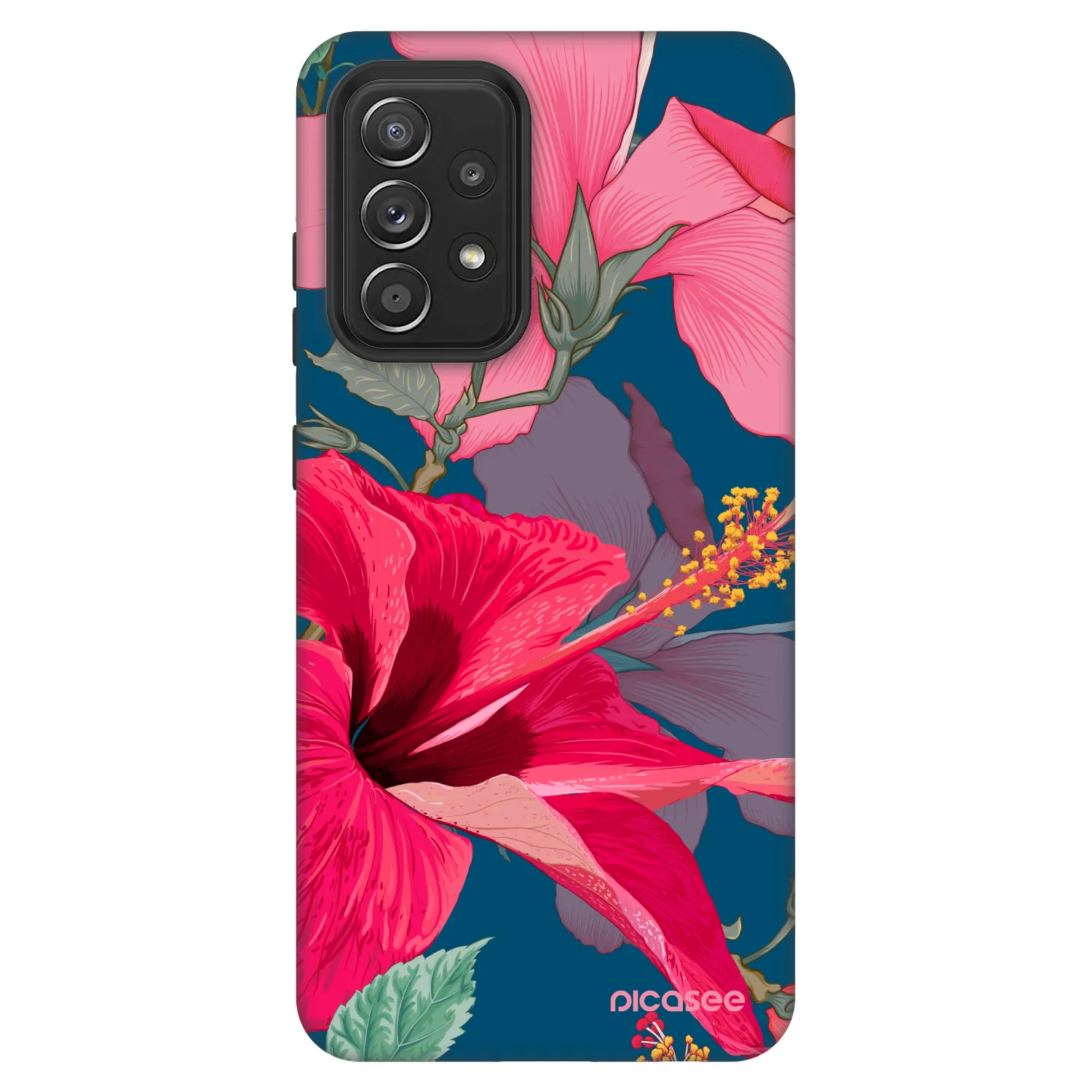 Picasee Fashion Case für Samsung Galaxy A52 5G A525F - Hibiscus
