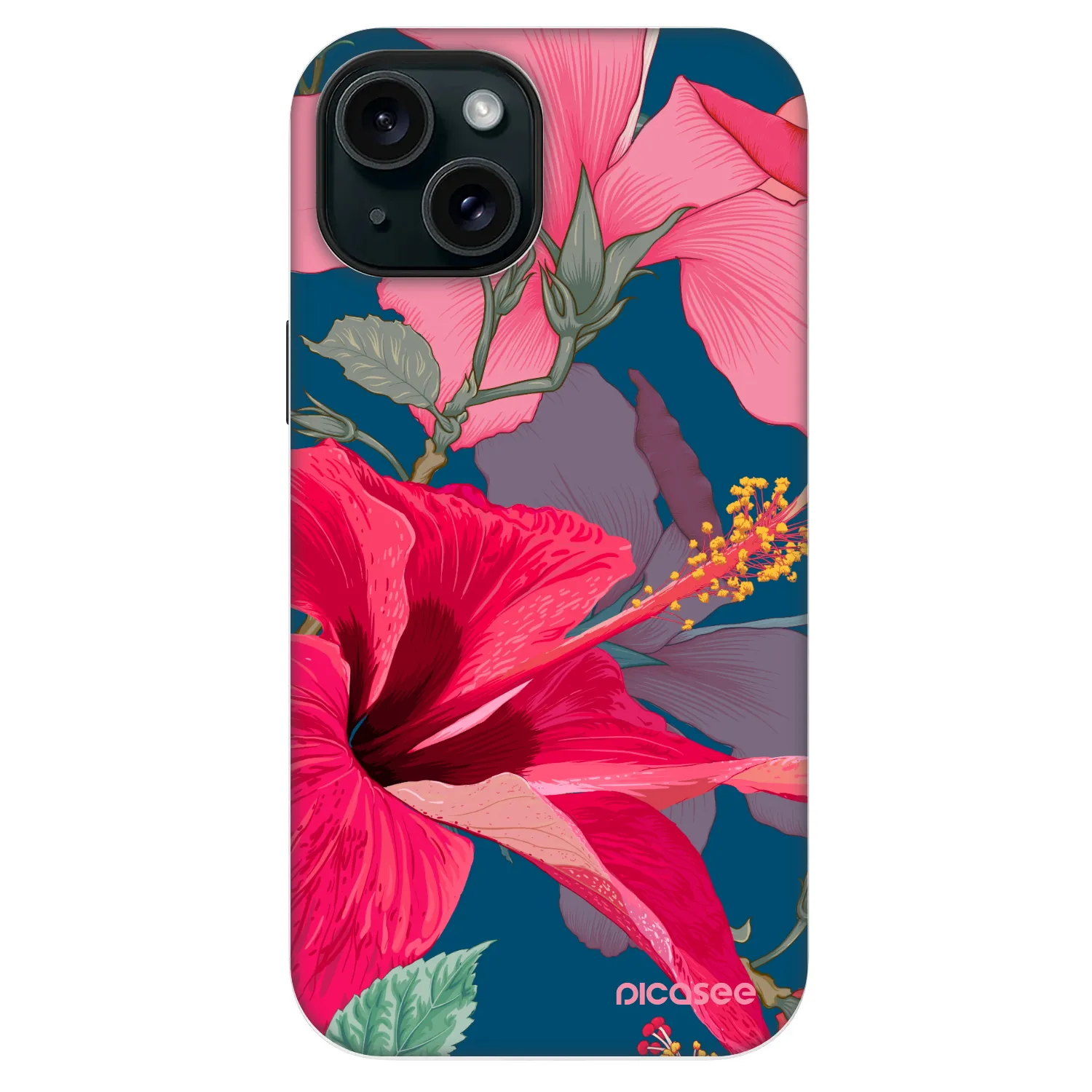 Picasee Fashion Case MagSafe für Apple iPhone 13 - Hibiscus