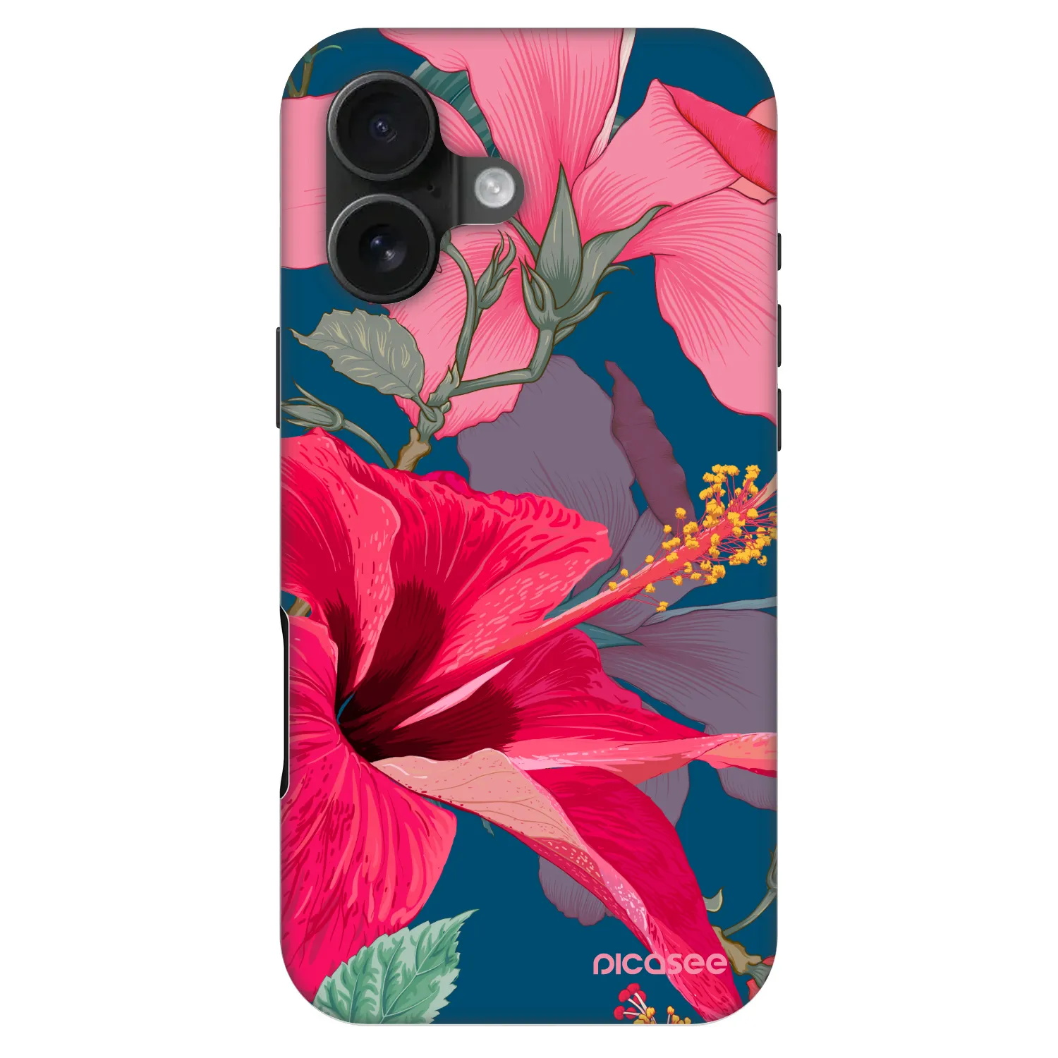 Picasee Fashion Case MagSafe für Apple iPhone 16 - Hibiscus
