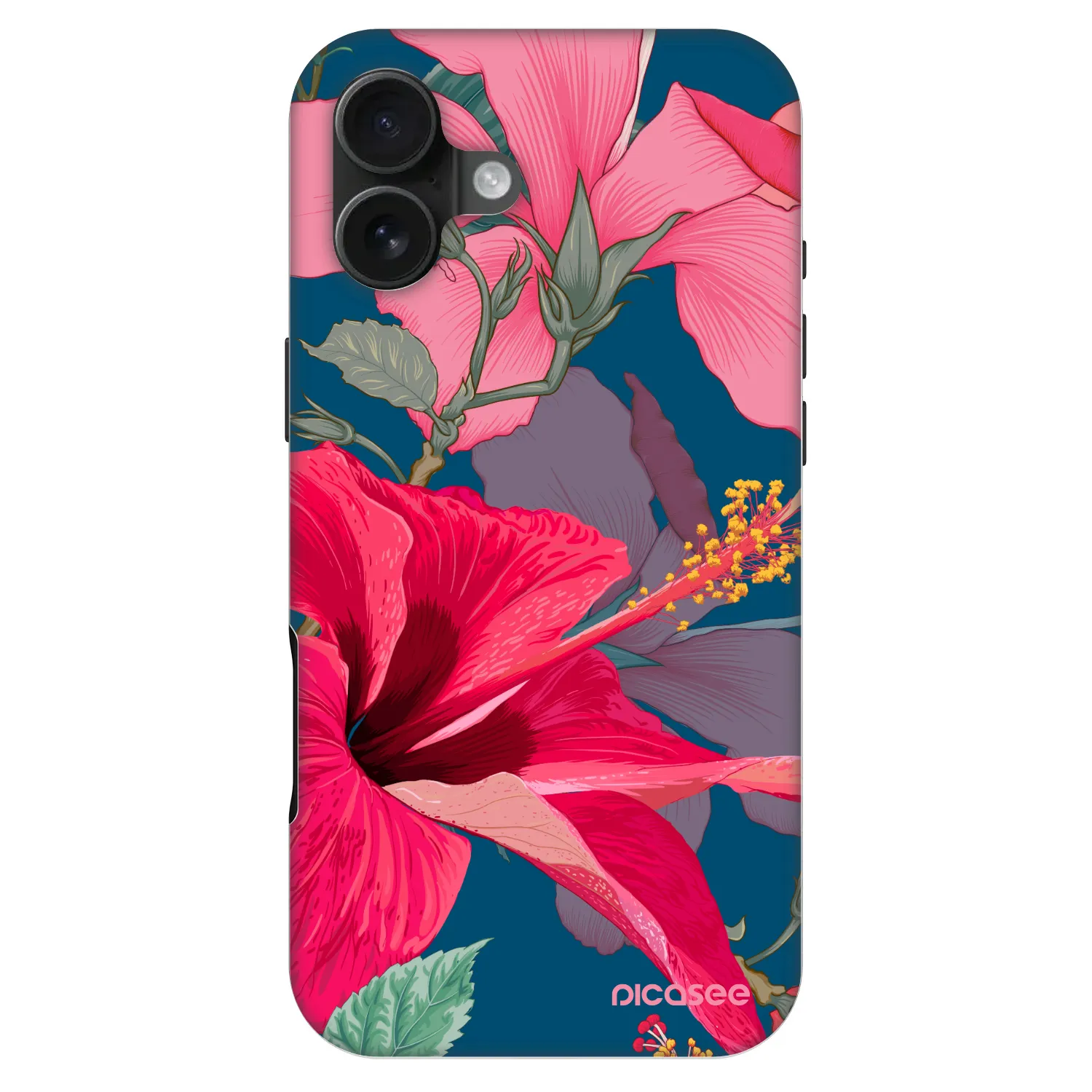 Picasee Fashion Case MagSafe für Apple iPhone 16 Plus - Hibiscus