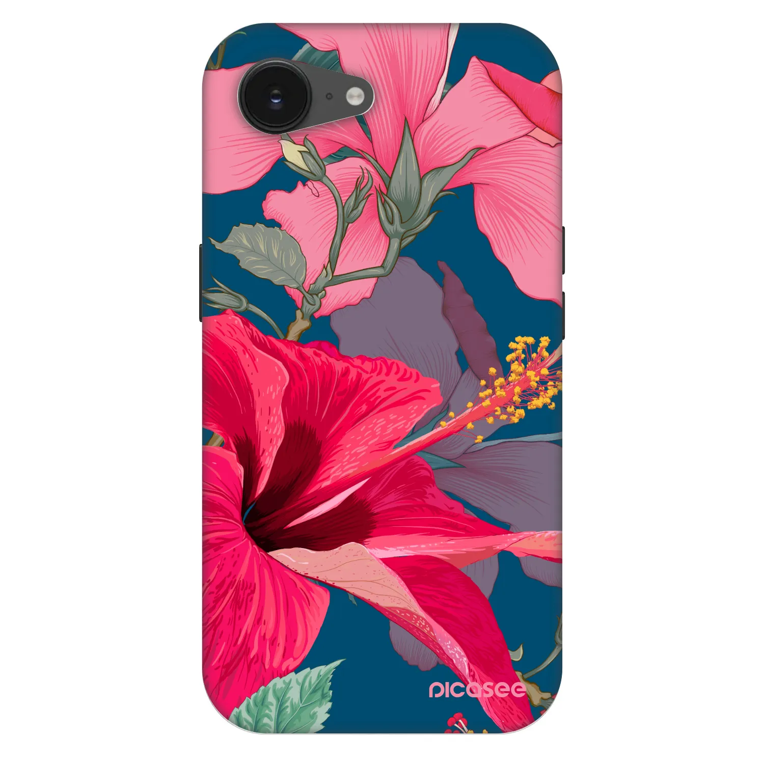 Picasee Fashion Case MagSafe für Apple iPhone 16e - Hibiscus