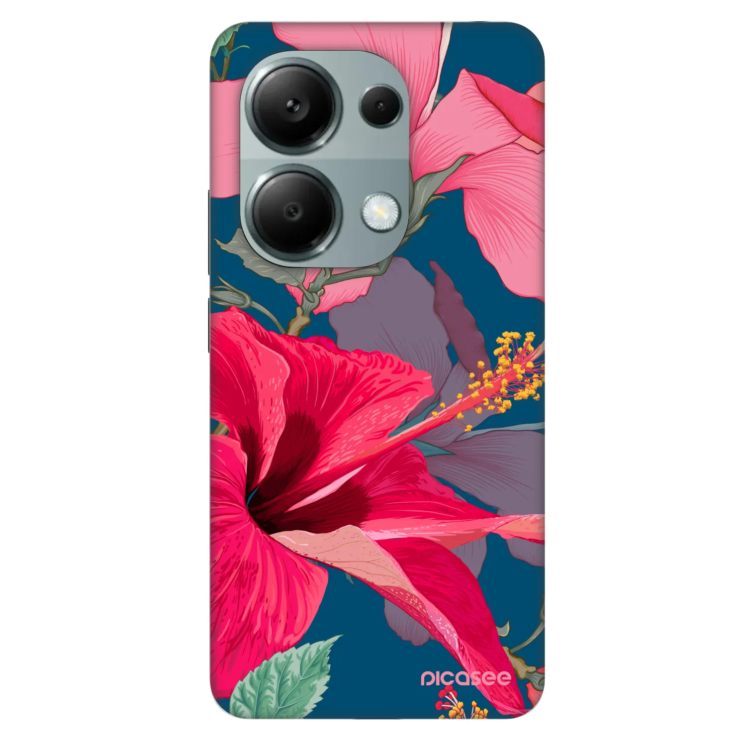 Picasee Fashion Case für Xiaomi Redmi Note 13 Pro 4G - Hibiscus