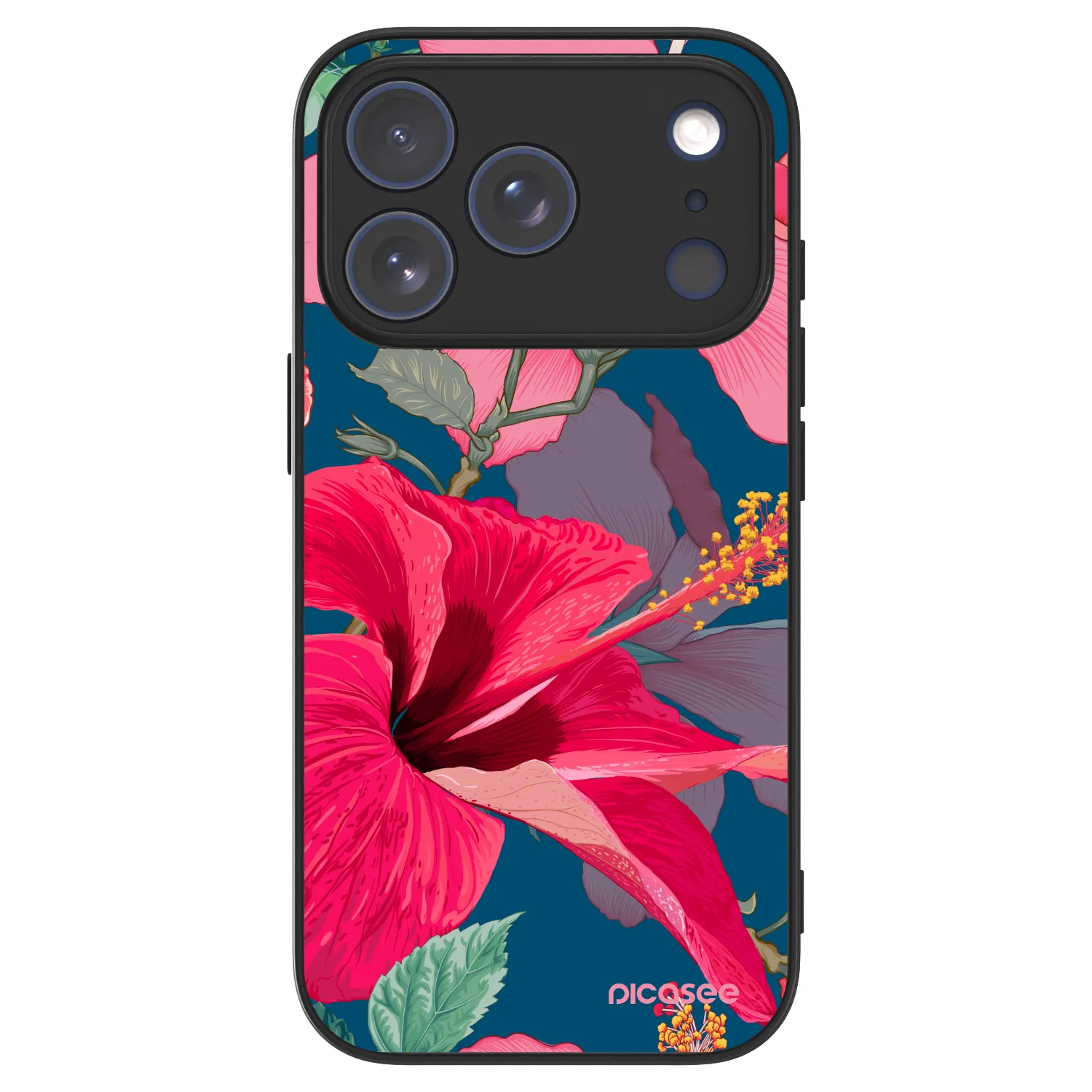 Picasee ULTIMATE CASE MagSafe für Apple iPhone 18 Pro - Hibiscus