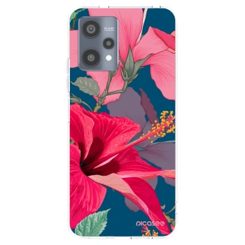 Picasee Realme 9 Pro 5G Hülle - Transparentes Silikon - Hibiscus