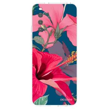 Picasee Sony Xperia 10 IV 5G Hülle - Transparentes Silikon - Hibiscus