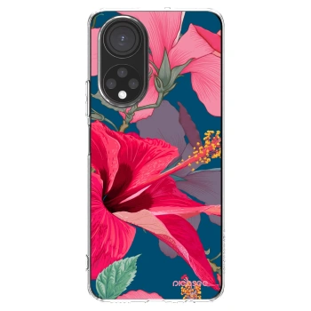 Picasee Honor X7 Hülle - Transparentes Silikon - Hibiscus