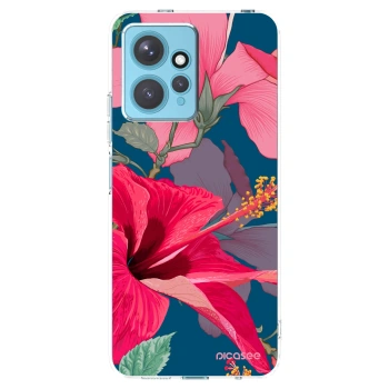 Picasee Xiaomi Redmi Note 12 4G Hülle - Transparentes Silikon - Hibiscus
