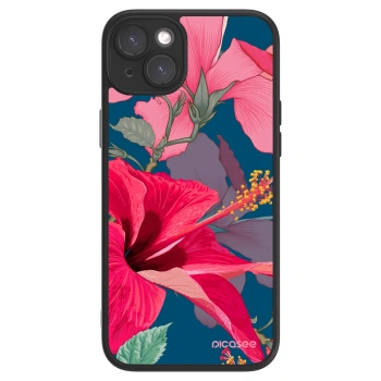 Picasee ULTIMATE CASE MagSafe für Apple iPhone 15 Plus - Hibiscus