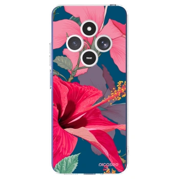 Picasee Xiaomi Redmi 14C Hülle - Transparentes Silikon - Hibiscus