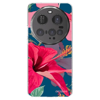 Picasee Xiaomi 15 Ultra Hülle - Transparentes Silikon - Hibiscus