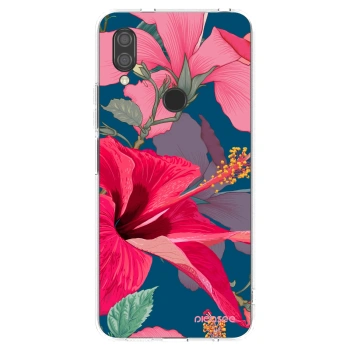 Picasee Xiaomi Redmi 7 Hülle - Transparentes Silikon - Hibiscus