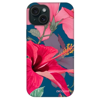 Picasee Fashion Case MagSafe für Apple iPhone 15 - Hibiscus