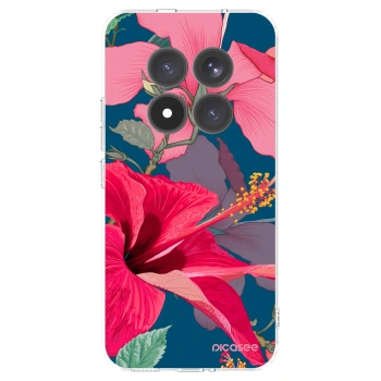 Picasee Xiaomi Redmi Note 15 Pro+ Hülle - Transparentes Silikon - Hibiscus