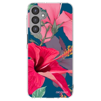 Picasee Samsung Galaxy A16 4G Hülle - Transparentes Silikon - Hibiscus