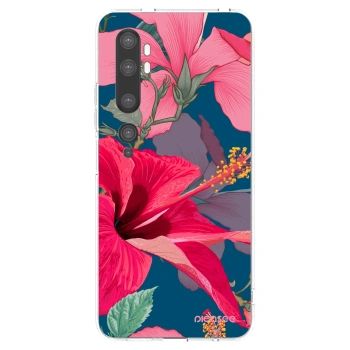 Picasee Xiaomi Mi Note 10 (Pro) Hülle - Transparentes Silikon - Hibiscus