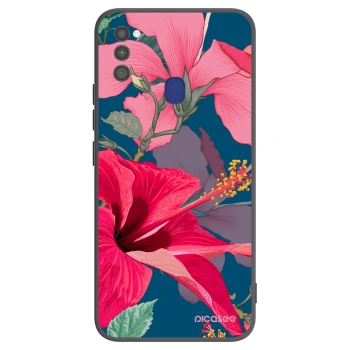 Hülle für Samsung Galaxy M21 M215F - Hibiscus
