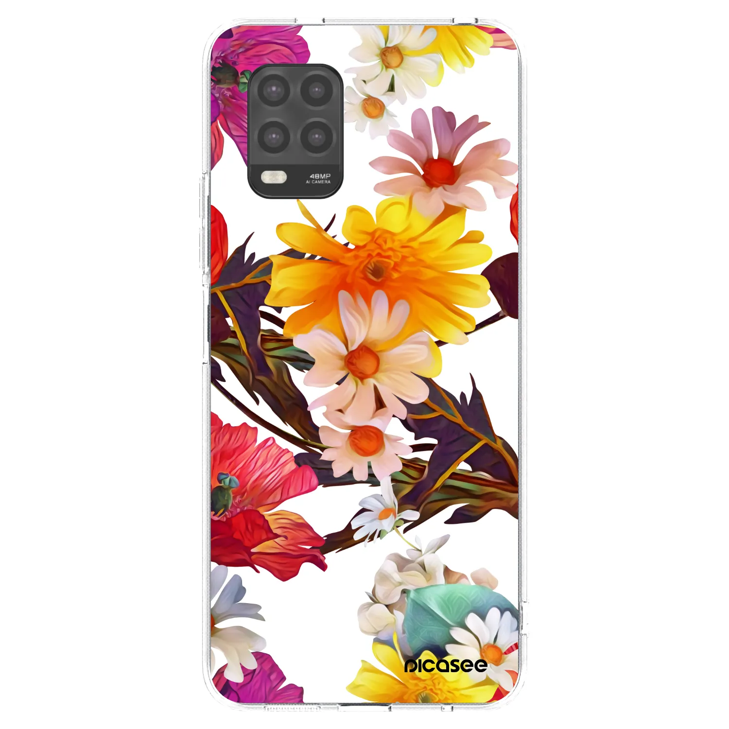 Picasee Xiaomi Mi 10 Lite Hülle - Transparentes Silikon - Meadow
