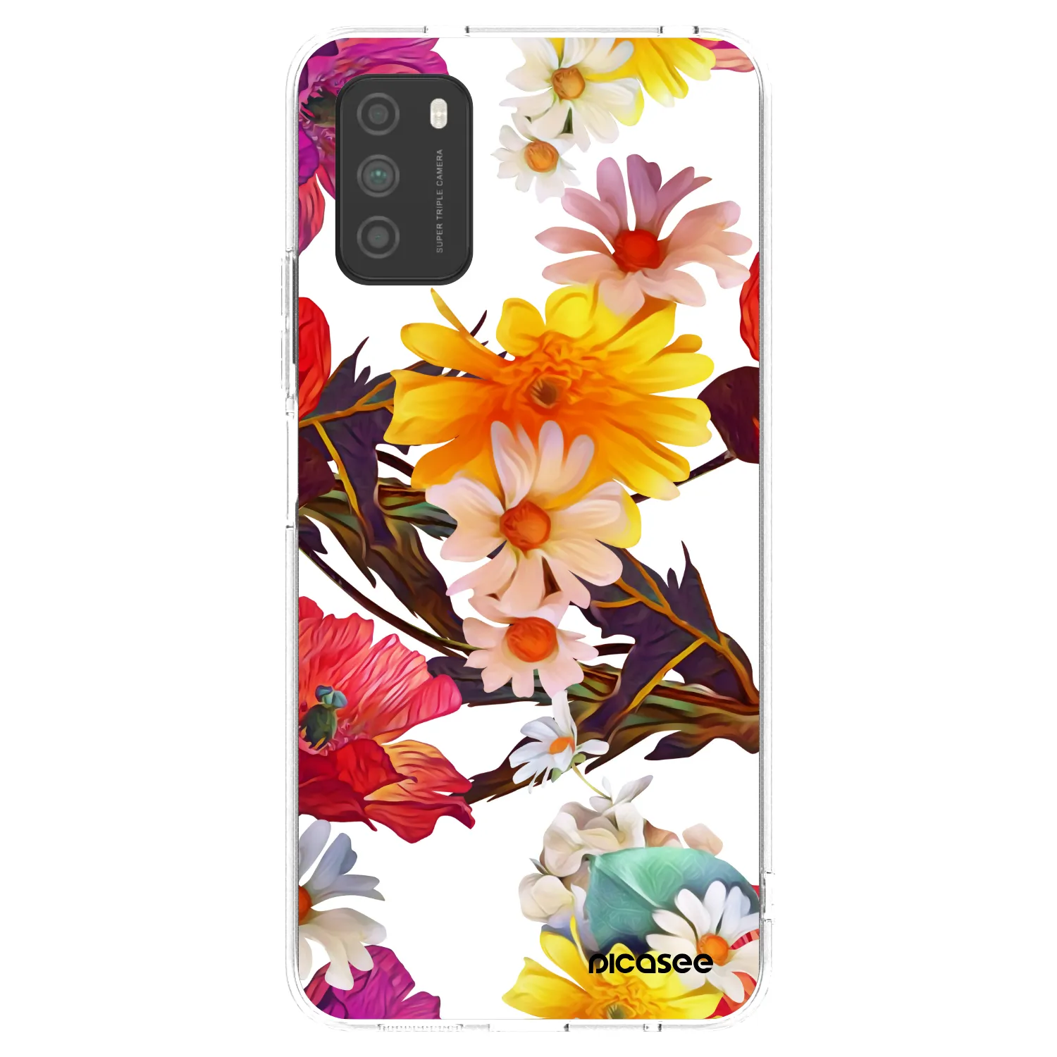 Picasee Xiaomi Poco M3 Hülle - Transparentes Silikon - Meadow