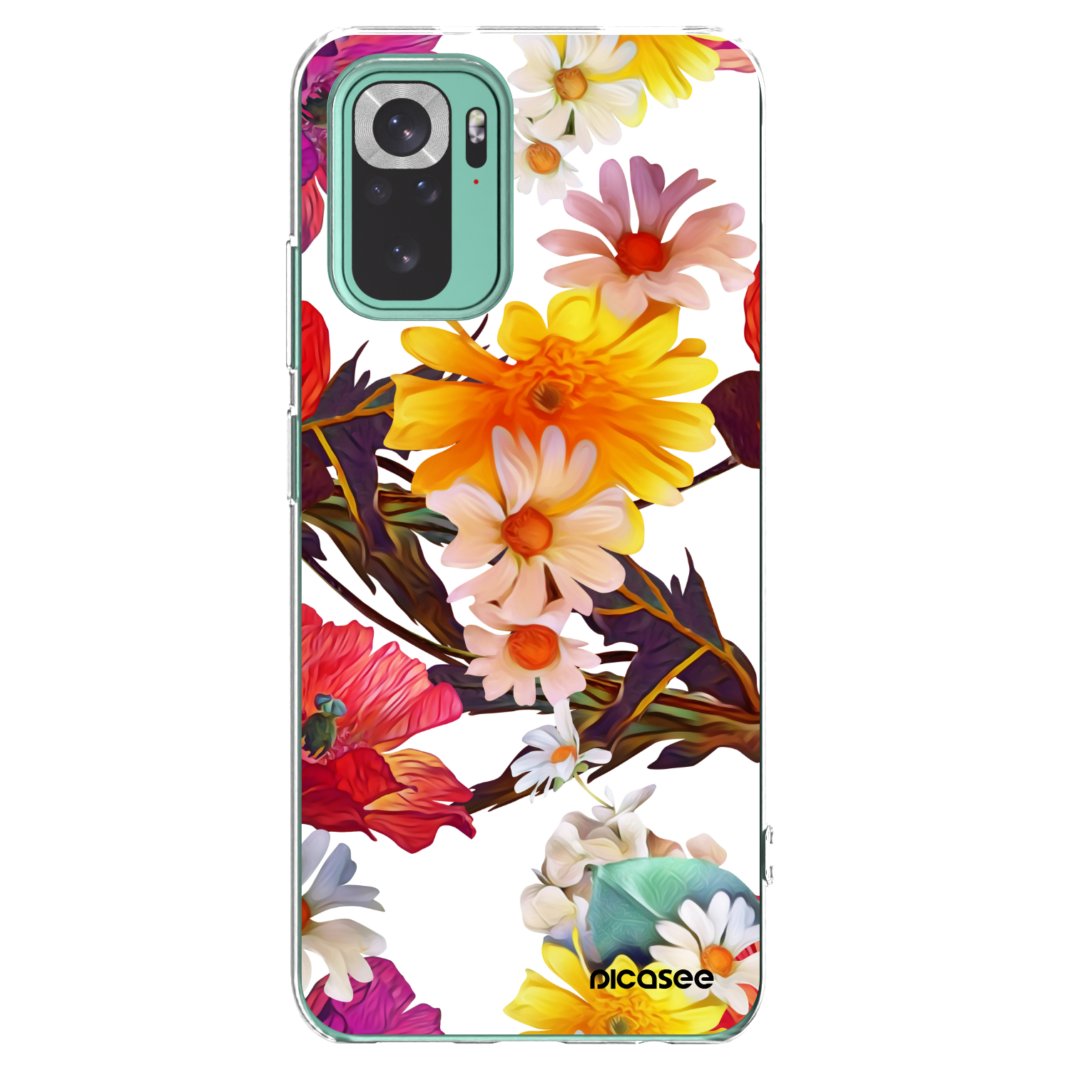 Picasee Xiaomi Redmi Note 10 Pro Hülle - Transparentes Silikon - Meadow