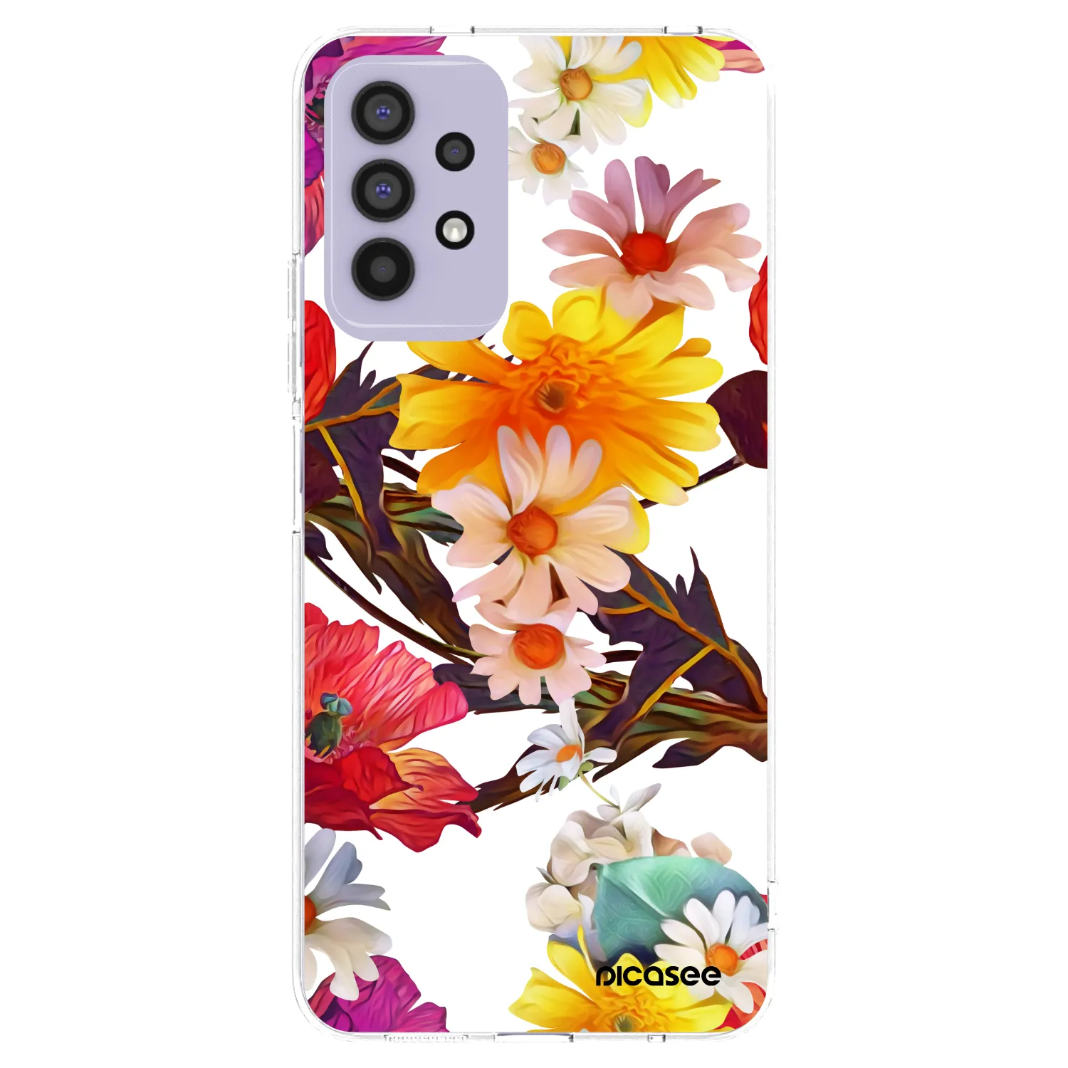 Picasee Samsung Galaxy A32 4G SM-A325F Hülle - Transparentes Silikon - Meadow