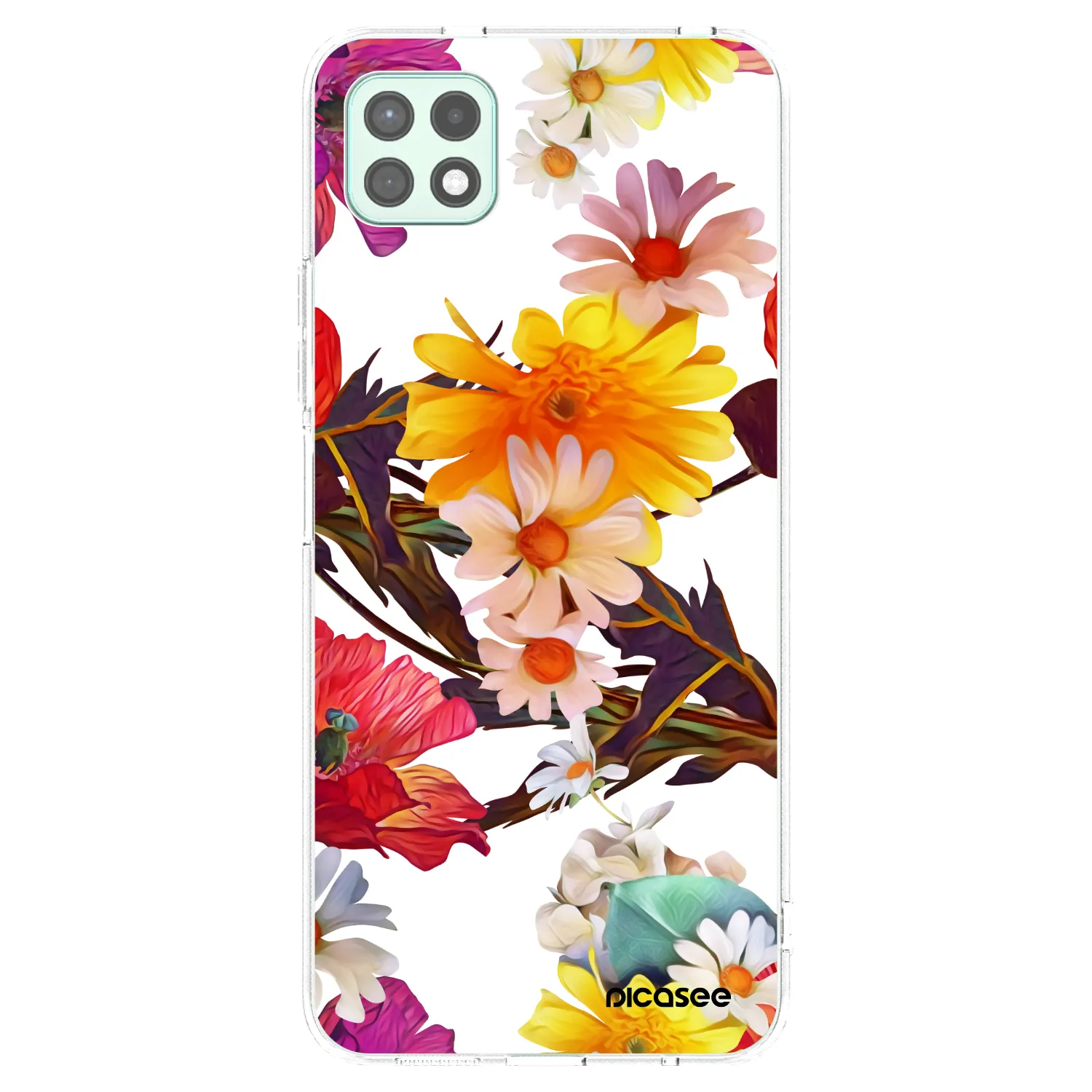 Picasee Samsung Galaxy A22 A226B 5G Hülle - Transparentes Silikon - Meadow