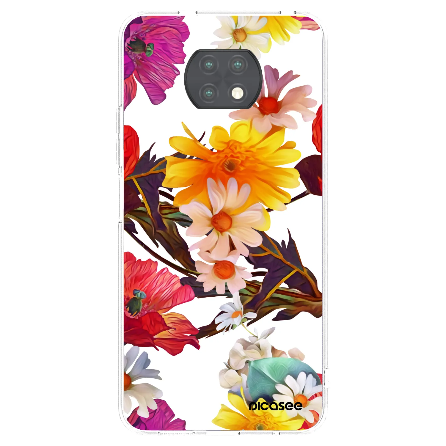 Picasee Xiaomi Redmi Note 9T Hülle - Transparentes Silikon - Meadow