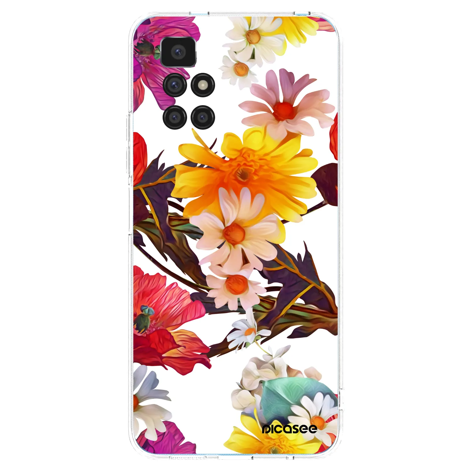 Picasee Xiaomi Redmi 10 Hülle - Transparentes Silikon - Meadow