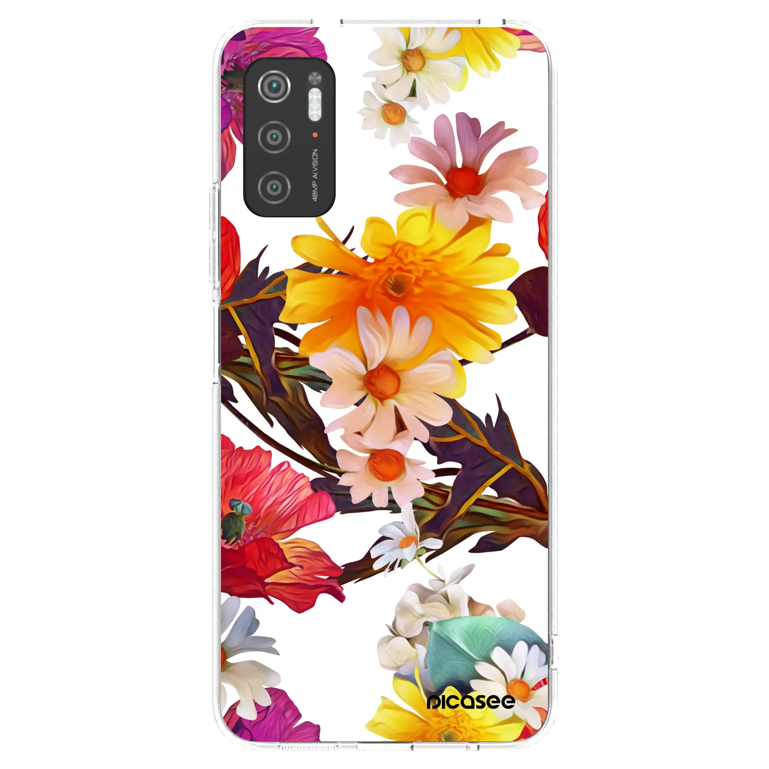 Picasee Xiaomi Poco M3 Pro 5G Hülle - Transparentes Silikon - Meadow
