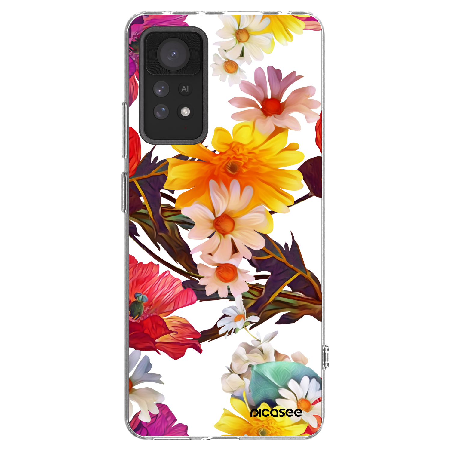 Picasee Xiaomi Redmi Note 11 Pro 5G Hülle - Transparentes Silikon - Meadow