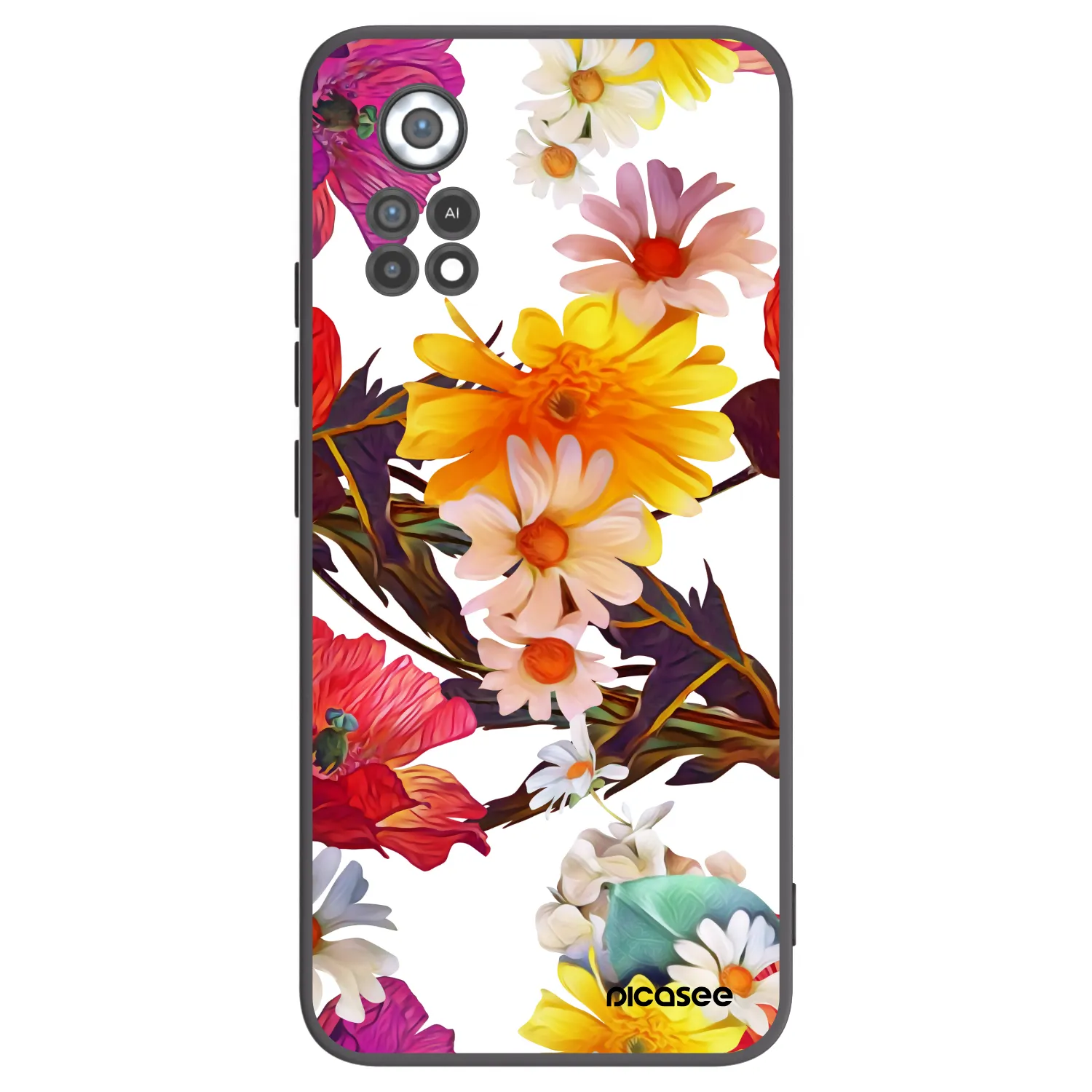 Picasee Xiaomi Poco X4 Pro 5G Hülle - Schwarzes Silikon - Meadow