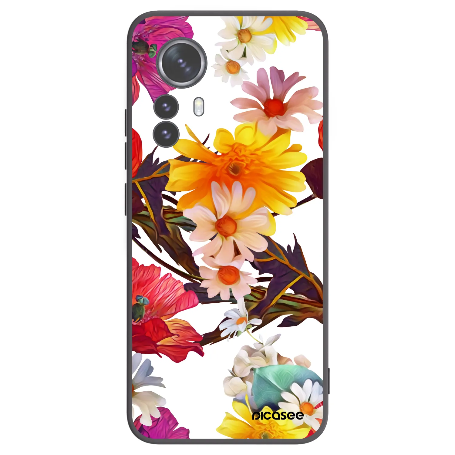 Picasee Xiaomi 12 Pro Hülle - Schwarzes Silikon - Meadow