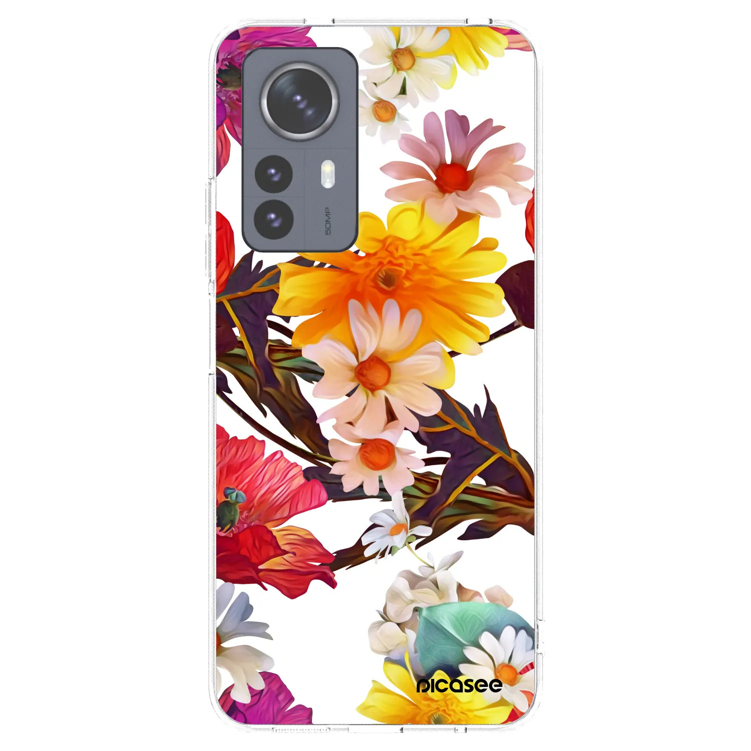 Picasee Xiaomi 12 Pro Hülle - Transparentes Silikon - Meadow