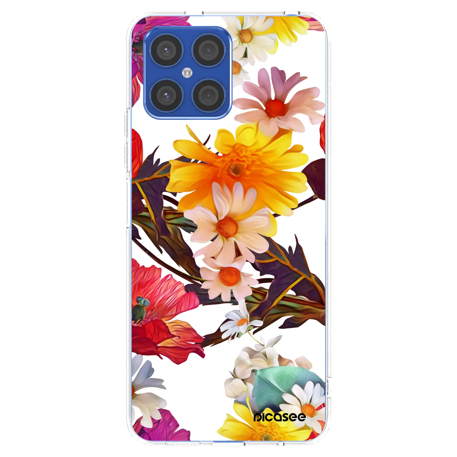 Picasee Honor X8 4G Hülle - Transparentes Silikon - Meadow