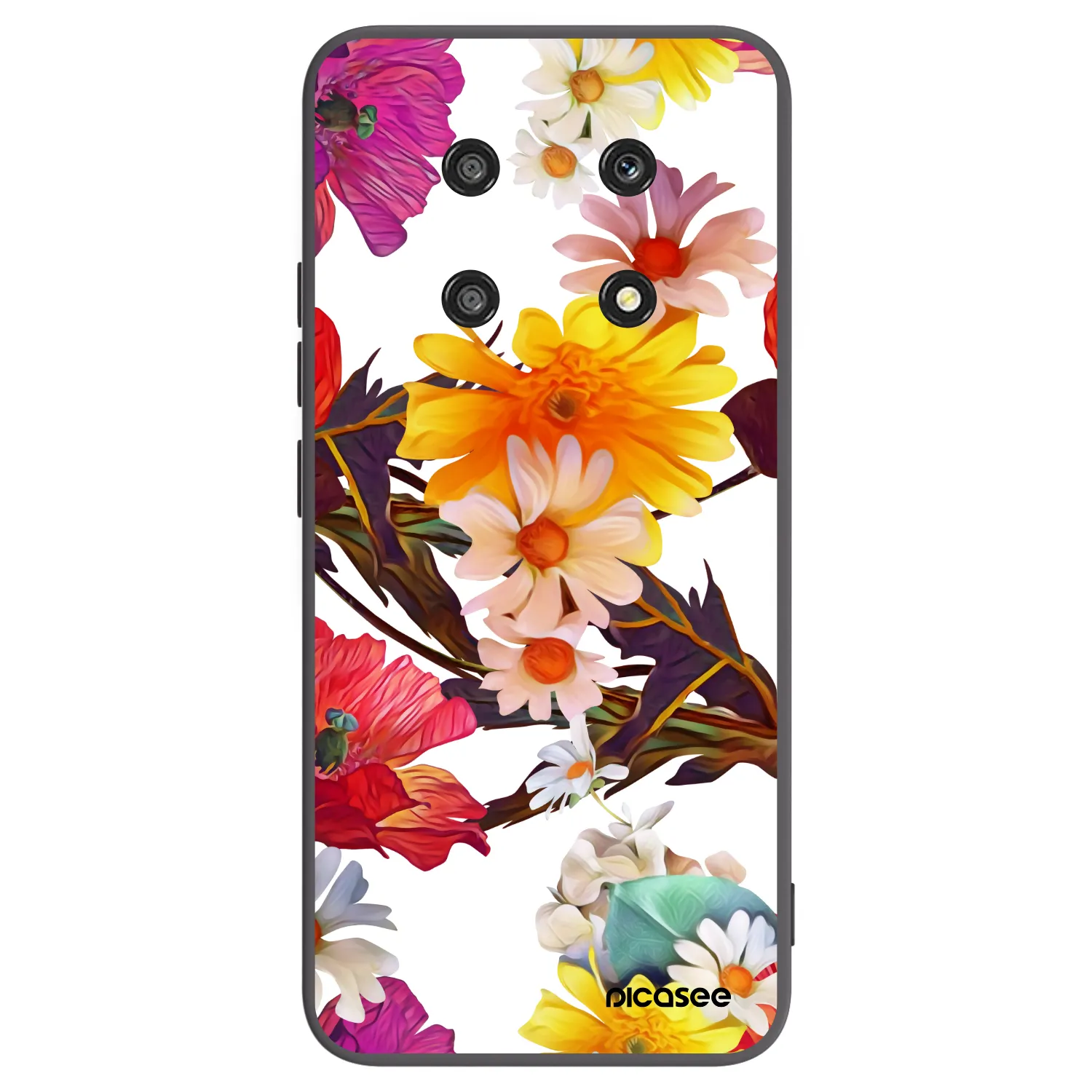 Picasee Honor Magic4 Lite 5G Hülle - Schwarzes Silikon - Meadow