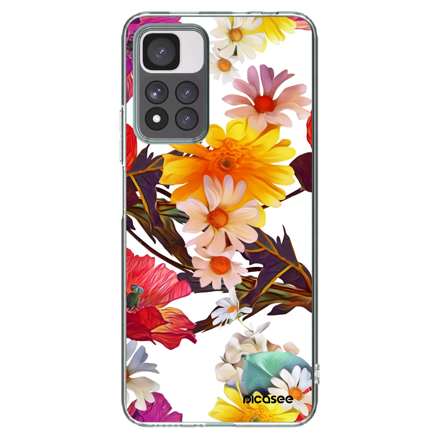 Picasee Xiaomi Redmi Note 11 Pro+ 5G Hülle - Transparentes Silikon - Meadow