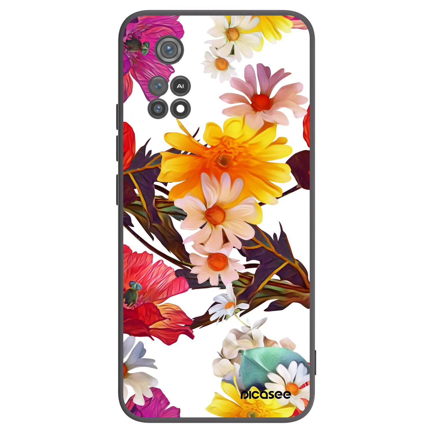 Picasee Xiaomi Poco M4 Pro Hülle - Schwarzes Silikon - Meadow