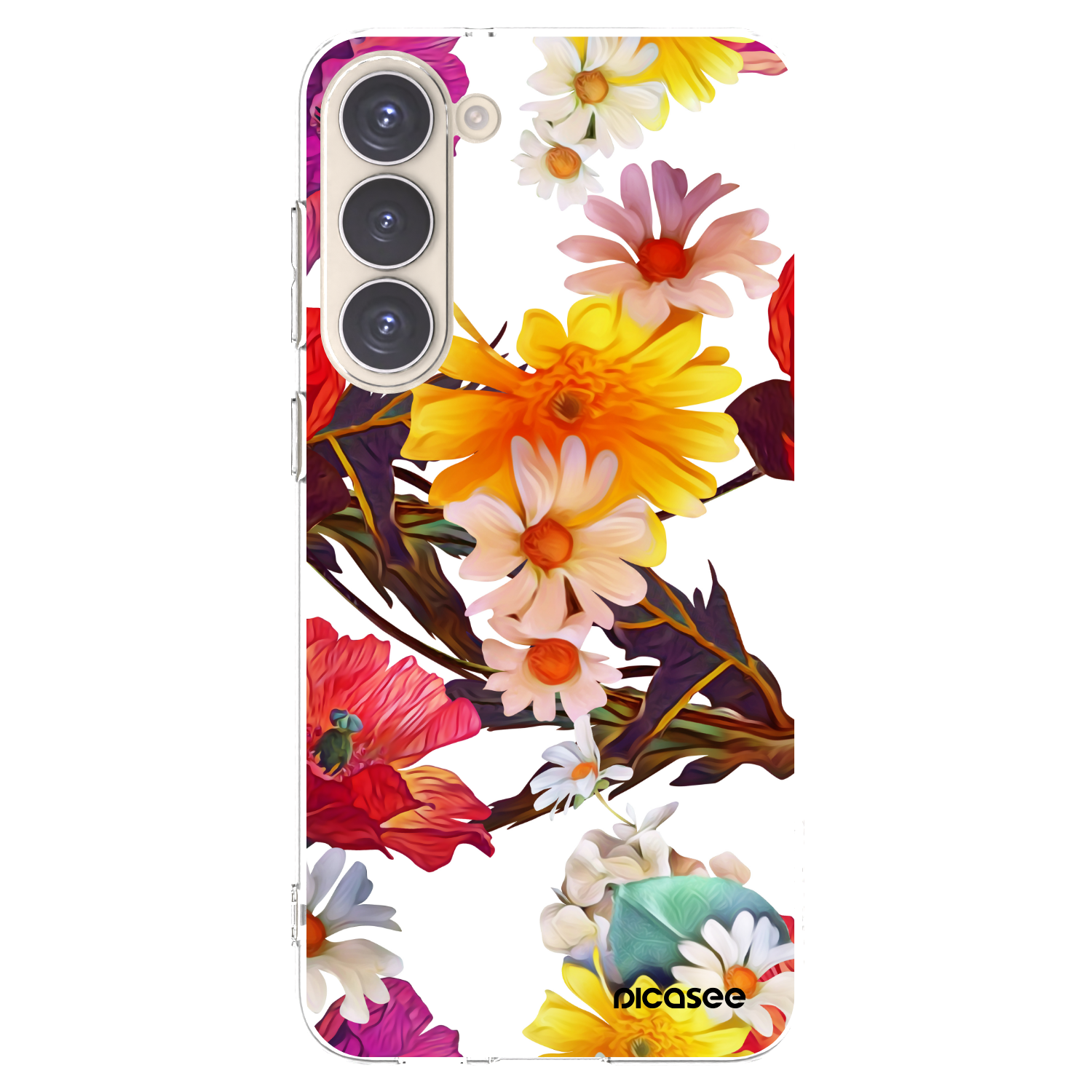 Picasee Samsung Galaxy S23+ 5G Hülle - Transparentes Silikon - Meadow