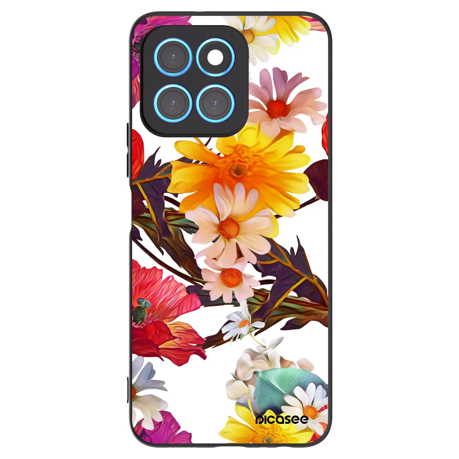 Picasee Honor X8 5G Hülle - Schwarzes Silikon - Meadow