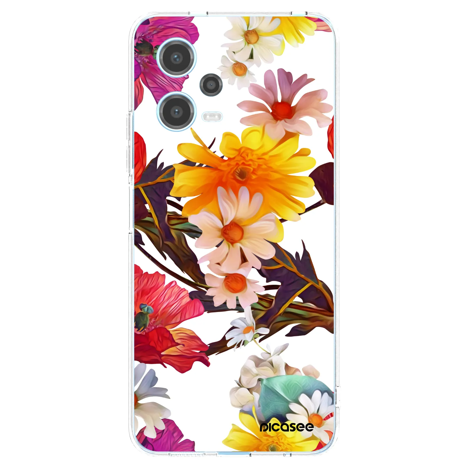 Picasee Xiaomi Redmi Note 12 5G Hülle - Transparentes Silikon - Meadow