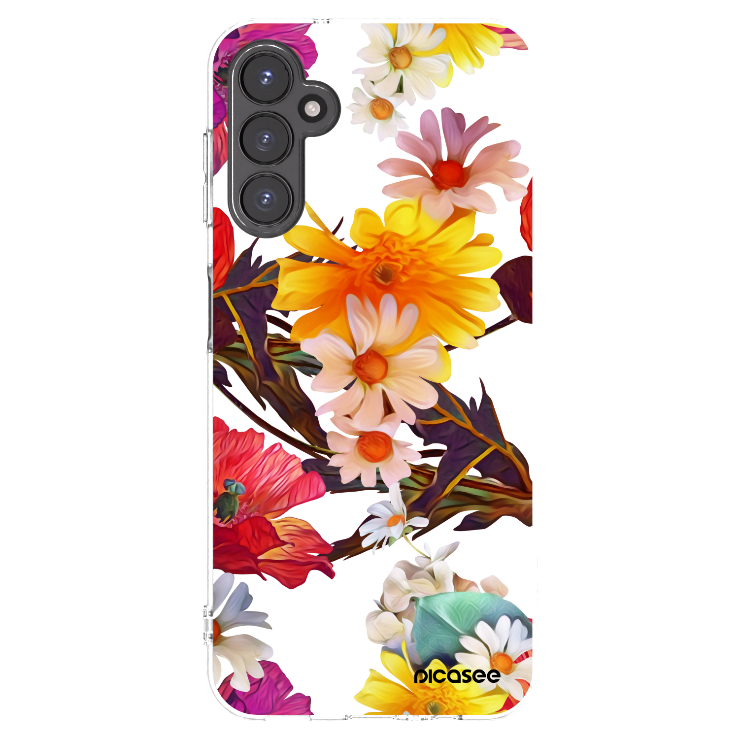 Picasee Samsung Galaxy A14 4G A145R Hülle - Transparentes Silikon - Meadow