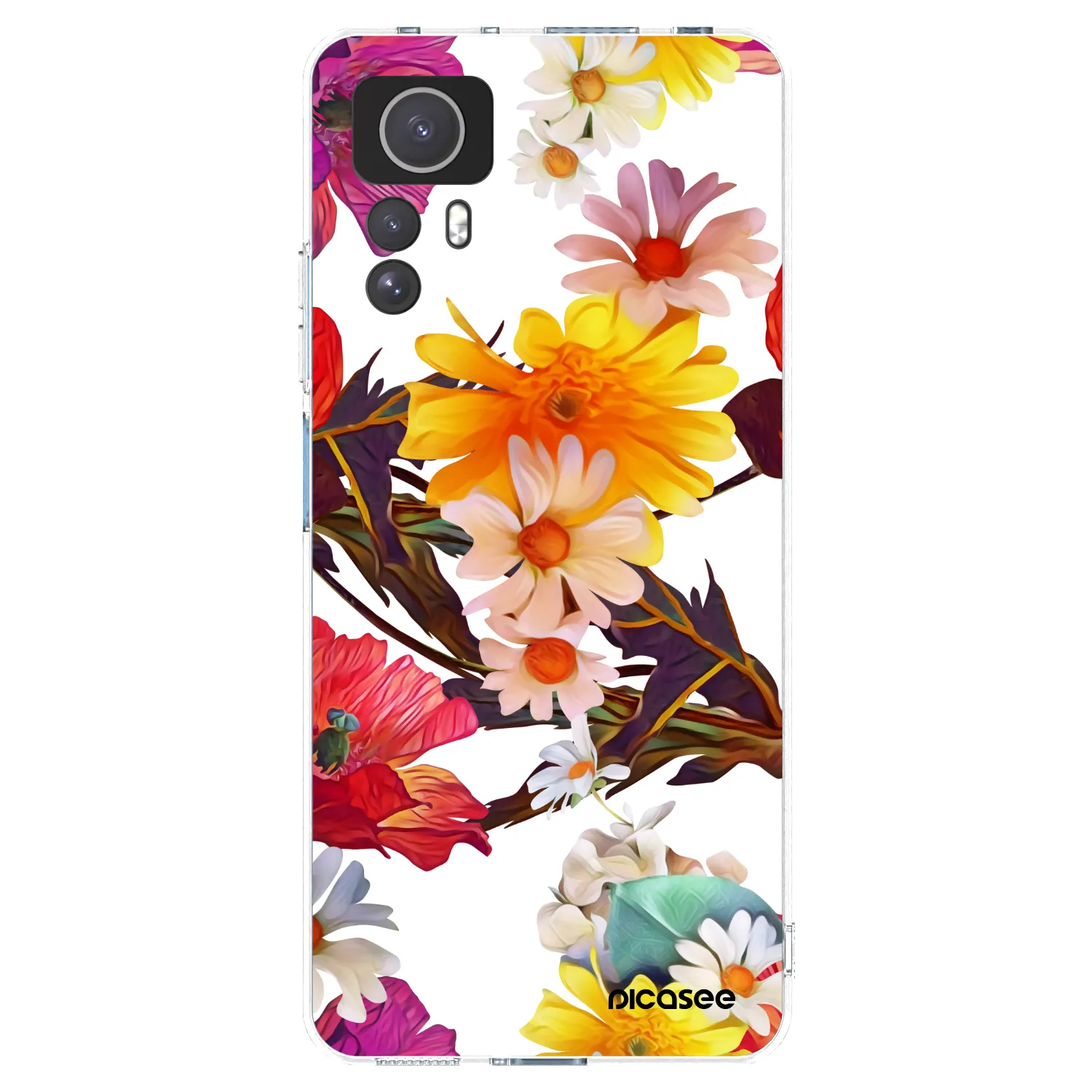 Picasee Xiaomi Redmi Note 12S Hülle - Transparentes Silikon - Meadow