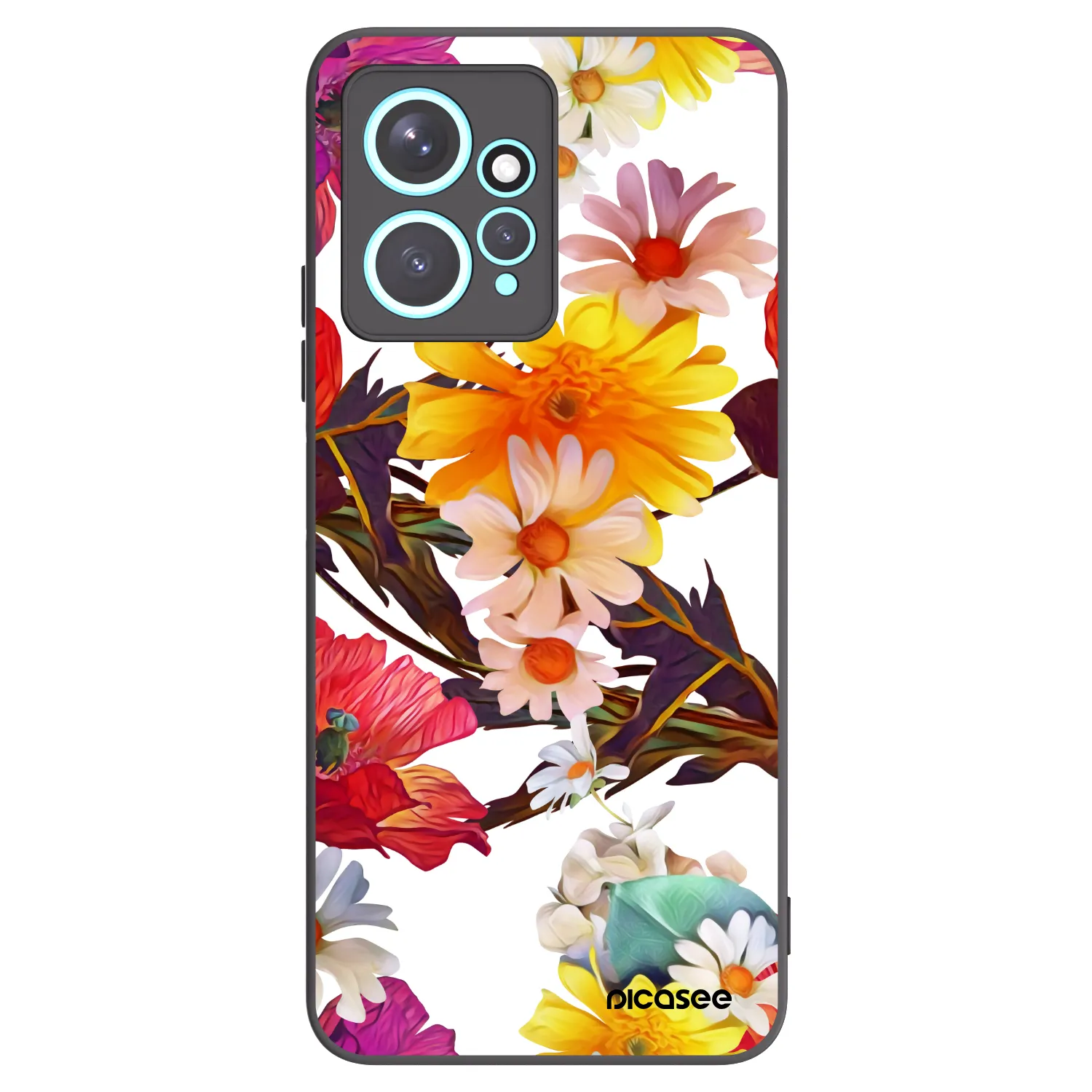 Picasee Xiaomi Redmi Note 12 4G Hülle - Schwarzes Silikon - Meadow