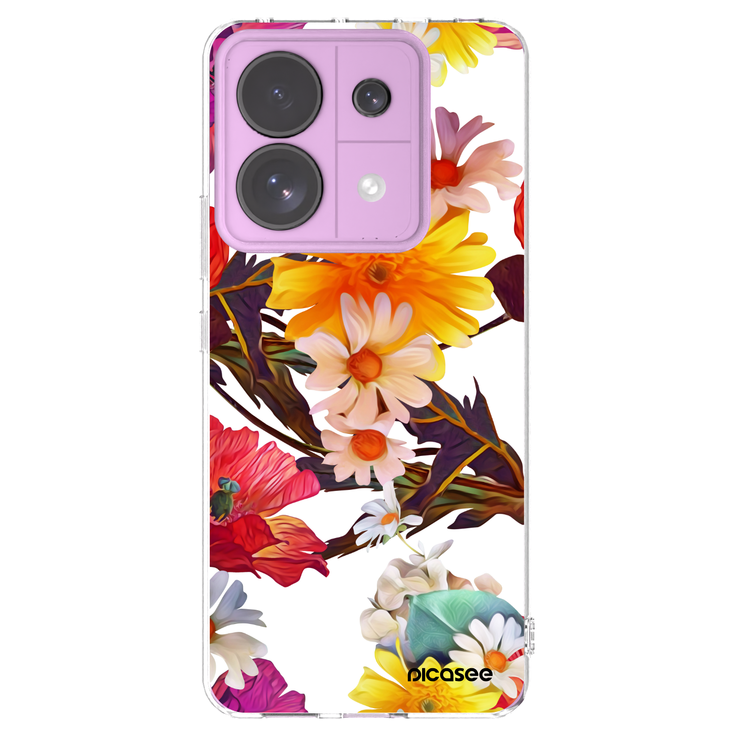 Picasee Xiaomi Redmi Note 13 Pro 5G Hülle - Transparentes Silikon - Meadow