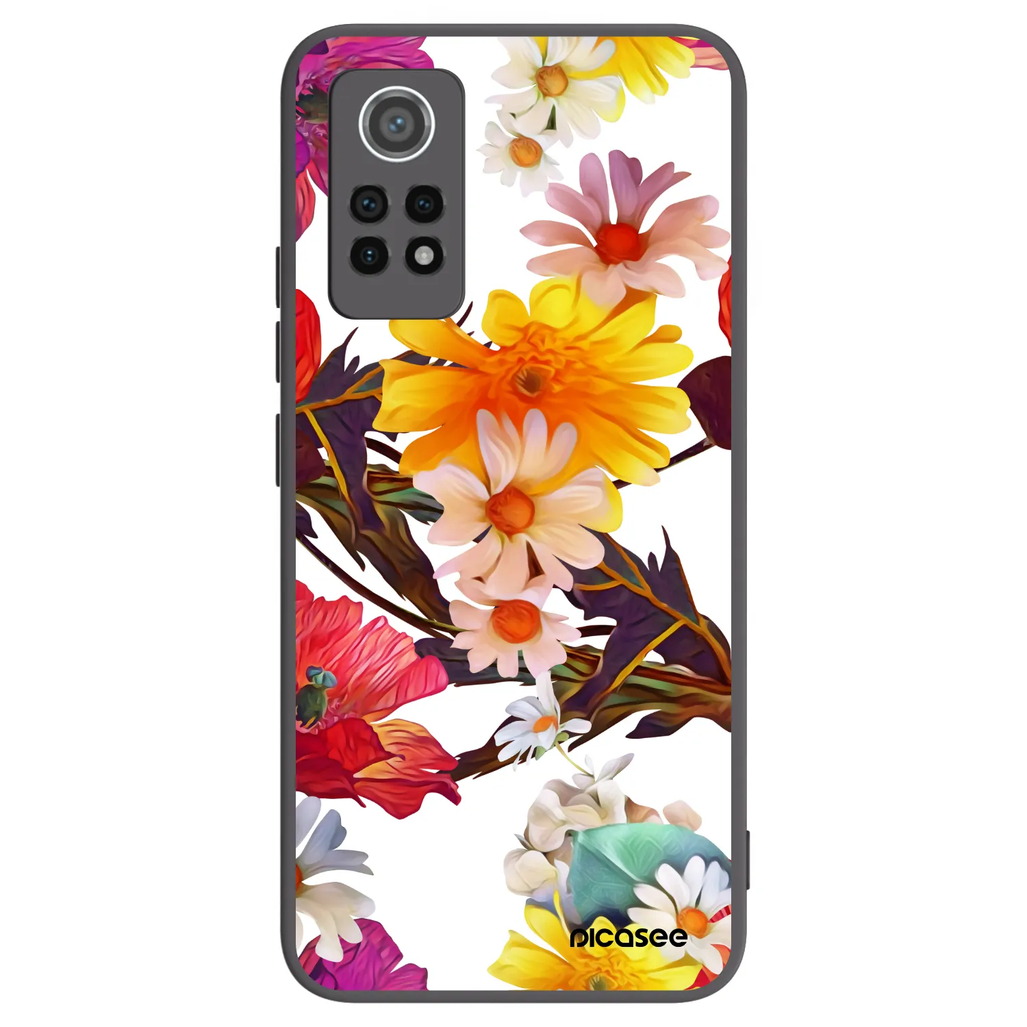 Picasee Xiaomi Redmi Note 12 Pro 4G Hülle - Schwarzes Silikon - Meadow