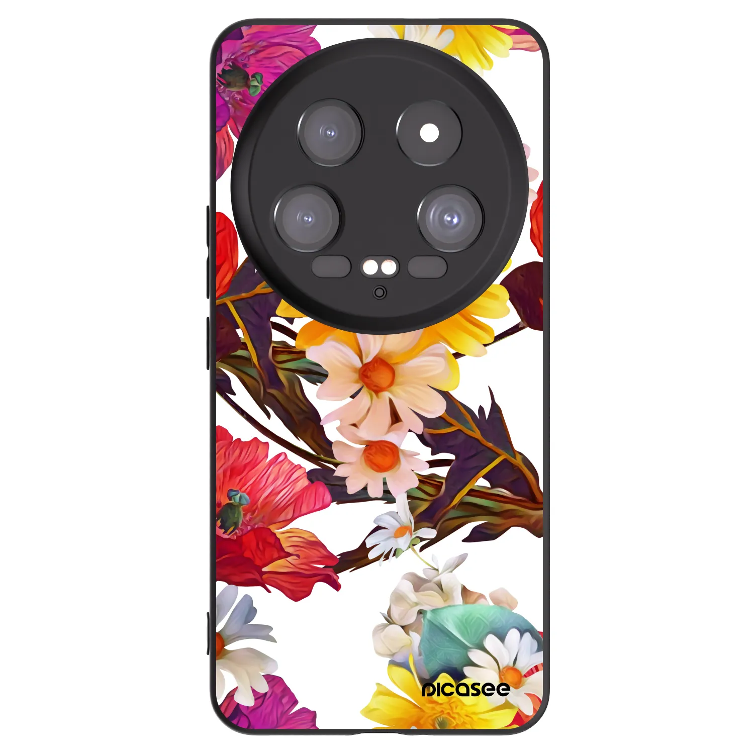 Picasee Xiaomi 14 Ultra Hülle - Schwarzes Silikon - Meadow