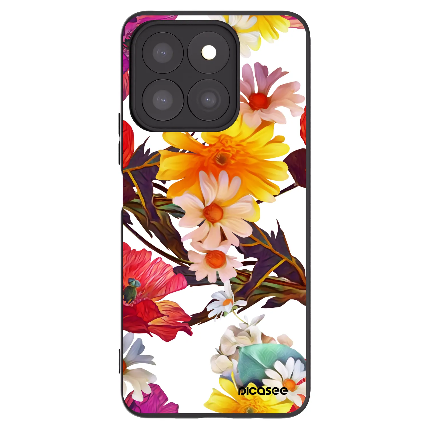 Picasee Honor X8b Hülle - Schwarzes Silikon - Meadow