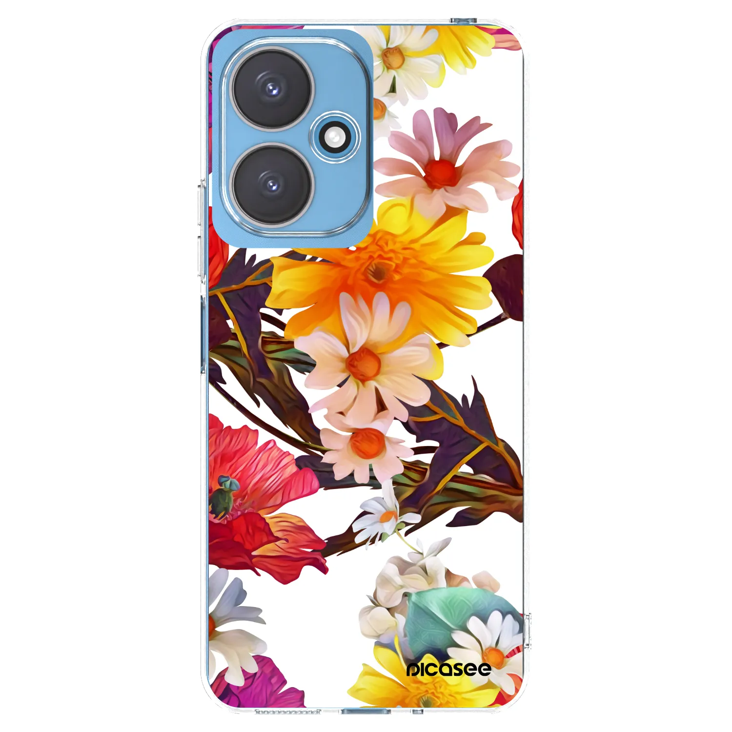 Picasee Xiaomi Redmi 13C 5G Hülle - Transparentes Silikon - Meadow