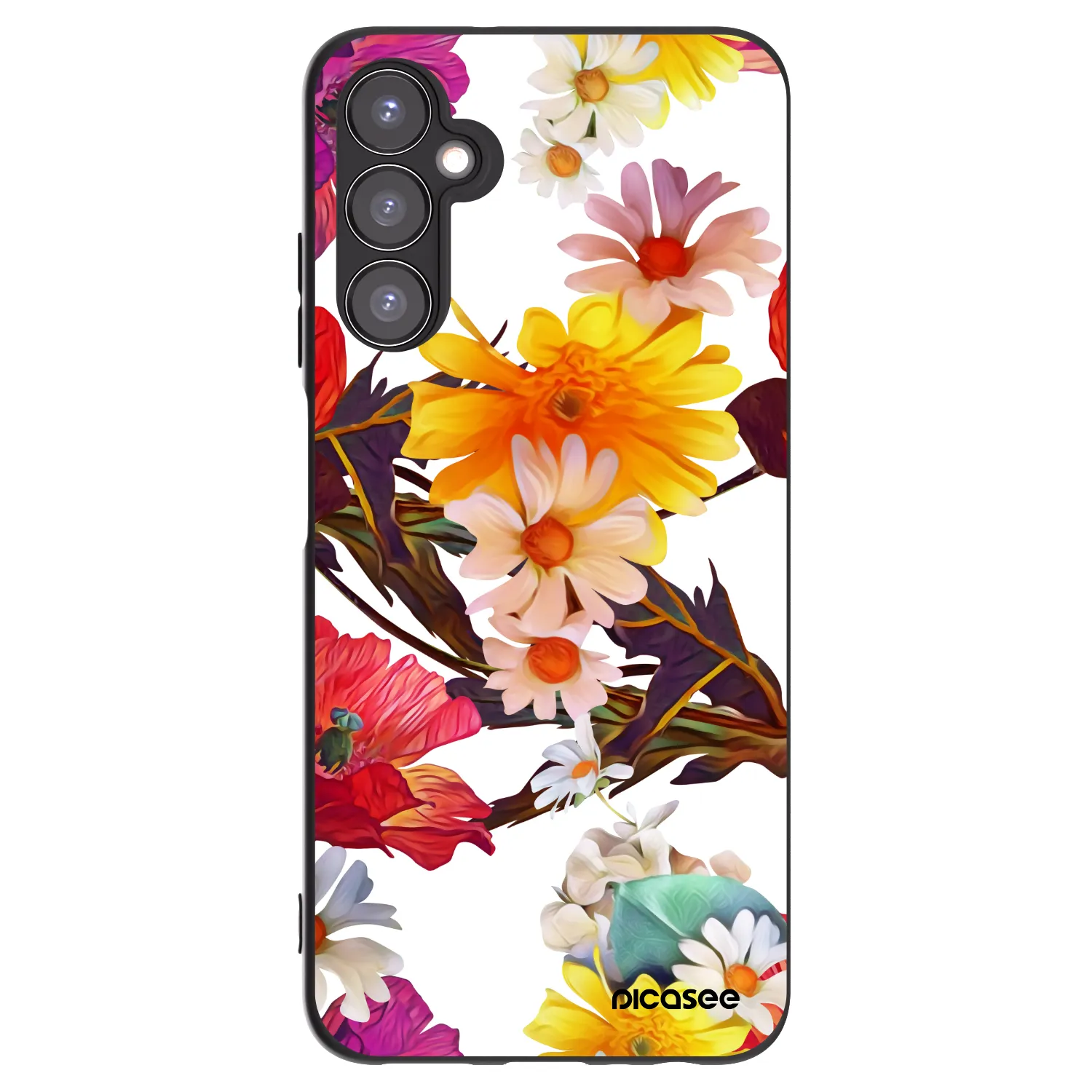 Picasee Samsung Galaxy A05s A057G Hülle - Schwarzes Silikon - Meadow