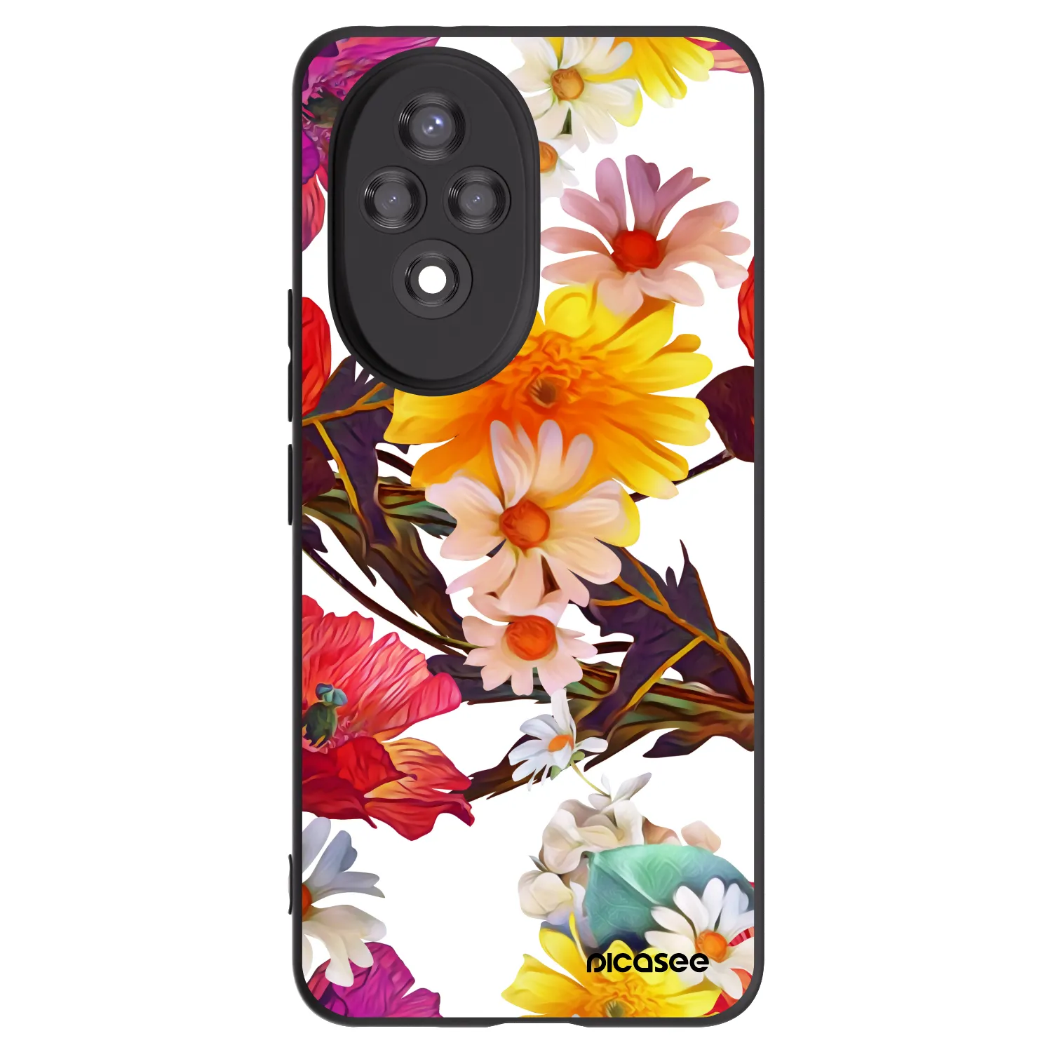 Picasee Honor 200 Pro 5G Hülle - Schwarzes Silikon - Meadow