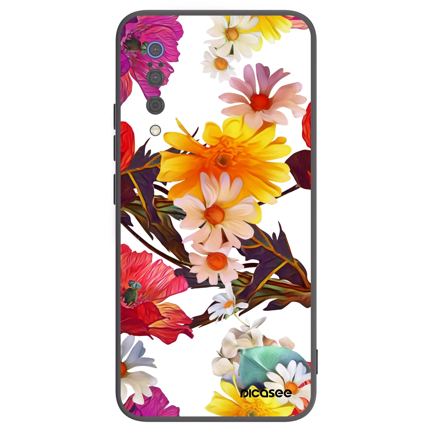 Picasee Xiaomi Mi 9 Hülle - Schwarzes Silikon - Meadow